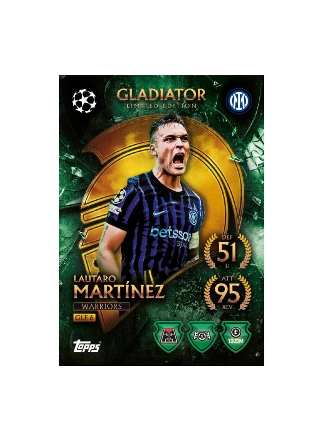 Topps Match Attax UCC 2025/2026 Collectible Football Trading Cards, Mega Tin "Warriors" with 45 Cards + 3 Exclusive Limited Edition Cards, Officially Licensed Product - Image 4